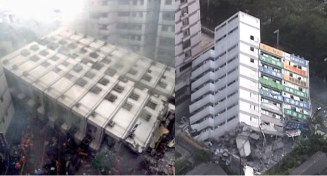 Buildings After Earthquake