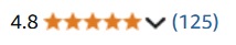 Amazon star rating