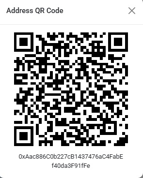 Ethereum QR code